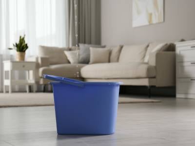 Roof-leak-bucket