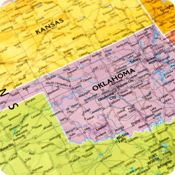 Oklahoma-Map