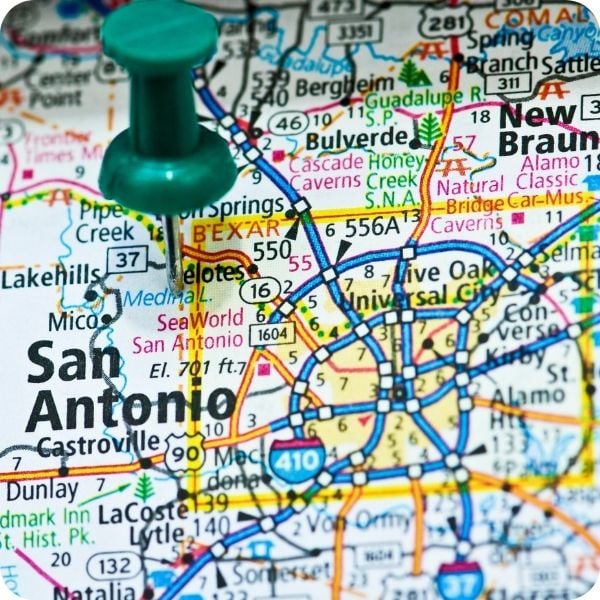 RoofEstimator - San Antonio Texas Map